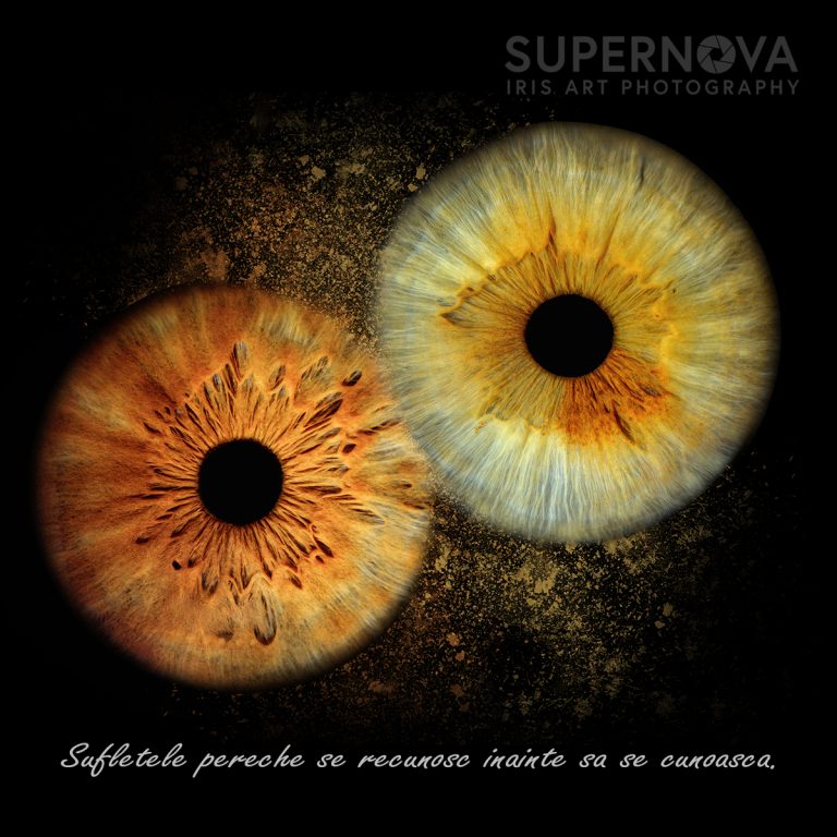 Fotografie iris cuplu Supernova Iris Art